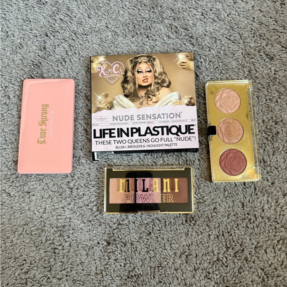 Bronzer Blush Highlighter Set Bundle